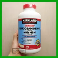 Kirkland Glucosamine HCL with MSM 1500mg 375 tablets vitamin sendi mg