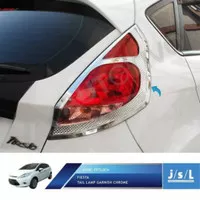 GARNISH lampu belakang chrome Ford fiesta 2010-2013 tail LAMP COVER