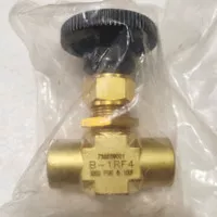 Needle Valve 1/4 NPT Brass 3000Psi Swagelok B-1RF4