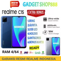 REALME C15 RAM 4/64 GARANSI RESMI REALME INDONESIA