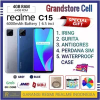 REALME C15 RAM 4/64 GB GARANSI RESMI REALME INDONESIA
