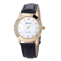 Jam tangan wanita quartz geneva / jam tangan analog gelang murah