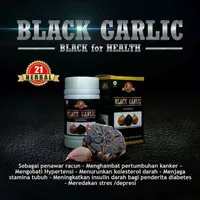 kapsul black garlic isi 60 herbal bawang hitam