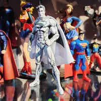 Superman blue line mainan action figure blue line superman new 52 jim