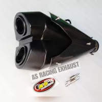 Silencer knalpot Z1000 Sugomi Blackdoff Silencer ONLY Inlet 50mm