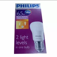 Lampu Philips LED 6.5 Watt 2 Step Warm White Light Levels Scene Switch