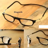 kacamata baca magnet (kalung) pria dan wanita