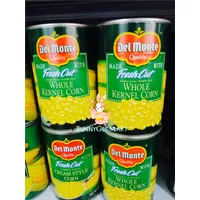 DEL MONTE WHOLE KERNEL CORN 425gr/CREAM STYLE CORN 425gr/WHOLE KERNEL