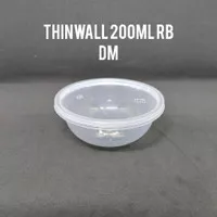 Mangkuk / Bowl 200 ml Plastik Tempat Kotak Makan Thinwall Cup