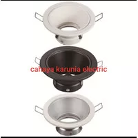 Downlight fixture / downlight halogen MR 16 body hitam , putih , pasir