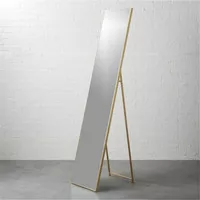cermin standing gold cermin berdiri custom standing mirror besi 180cm