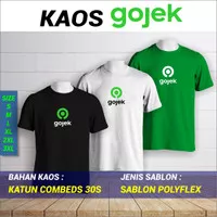 Kaos Ojek Online Kaos Gojek Logo Baru kaos motor kaos p8ria