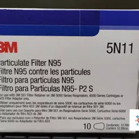 3M 5N11 Particulate Filter N95, Per Box