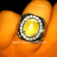 Cincin Batu Permata Natural Yellow Sapphire / Natural Yellow Safir