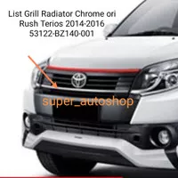 list grill chrome bawah terios-rush 2015 ori