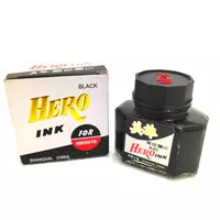 Tinta Hero fountain pen ink hitam/tinta cina hitam