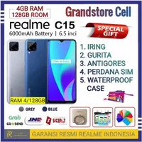 REALME C15 RAM 4/128 GB GARANSI RESMI REALME INDONESIA