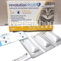 Revolution KITTEN Plus Cat (Bb 1- 2.5kg) Obat Kutu Kucing Tetes 1 Tube