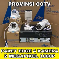 PAKET CCTV EDGE 4 CHANNEL 4 KAMERA FULL HD 2MP 1080P LENGKAP