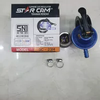 Regulator Gas Starcam Destec SC-23 M + FREE! klep selang gas 2pcs