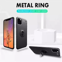 Casing Apple iPhone 11 Pro Max Soft Case Magnetic Softcase Ring Cover