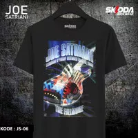 Kaos JOE SATRIANI - 06 - 07 - Premium Black - DTG Printing