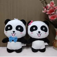 Boneka Baby Bus Panda Size 35cm/boneka kiki miiu miu/boneka panda lucu