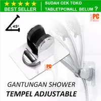 Gantungan Shower Tempel Adjustable Holder Penyangga Kepala Shower