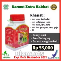 Sarmut Kapsul Sarang Semut Papua Extra Habbatussauda, Asli Obat Herbal