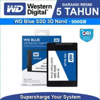 WDC Blue SSD 3D Nand 500GB Sata 3 - WD Blue 3D 500 GB 2.5"