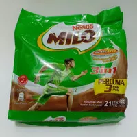 MILO Malaysia Sachet 3in1 Stick 18+3 Activ Go Nestle Minuman Berenergi