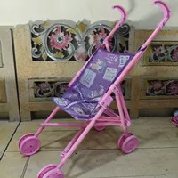 mainan stroller boneka bayi dorongan