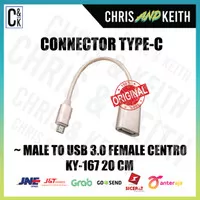 KONEKTOR TYPE-C M TO USB 3.0 F CENTRO KY-167 20 CM ( WARNA )