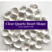 Clear Quartz Heart Shape Crystal Healing (BC191)