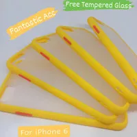 Softcase Yellow Case Doff Mate Dove Transparan Casing Silicon iPhone 6