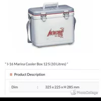 Marina Cooler Box 12s (10 liter)Lion Star/Box Ice/Kotak Es