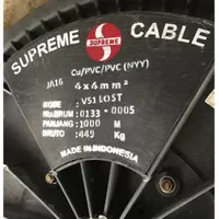 Kabel Nyy 4x4 Supreme BARU / Kabel Tufur Hitam Outdoor Nyy 4x4 mm
