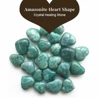 Amazonite Heart Shape Crystal Healing (BC183)