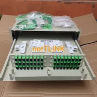 OTB Rack 48 Core SC-APC Fullset / ODF 48 core SC-APC ( Hijau ) komplit