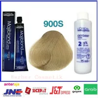 pewarna rambut /hair Color loreal majiblond 900s + oxydant