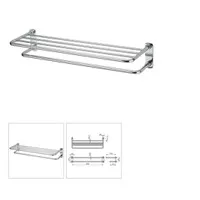 Gantungan Handuk Combination Towel Shelf and Towel Bar TOTO TX4W