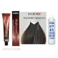 pewarna rambut /hair Color loreal majibrown B5. 35 + oxydant