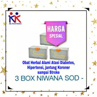 Niwana SOD 3 BOX 100% ORIGINAL dari Jepang Untuk Diabetes Dan Kanker