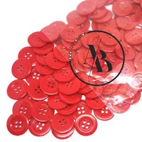 KANCING JAS SAFARI UKURAN 20 MM PER 144 PCS KC JAS 20 MERAH 317