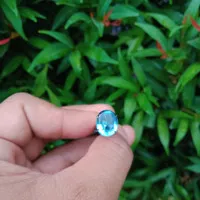 Natural Kecubung Birla Biru Laut Blue Topaz Pangkalanbun Kalimantan 5