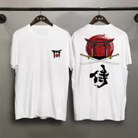 T-shirt Samurai sword / Baju Kaos Distro Pria Wanita Cotton 30s