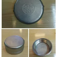 Dop drat dalam stainless 304 / end cap stainless 1/2" inch