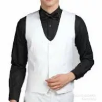 vest rompi formal pria putih