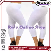 Grosir Celana Legging Jumbo Panjang XXXL - Putih