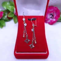 Anting panjang perak silver 925 anting jurai